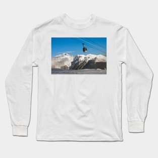 Courchevel 1850 3 Valleys Mont Blanc Alps France Long Sleeve T-Shirt